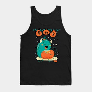 happy Halloween monster Tank Top